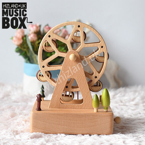 Wooden Ferris Wheel Music Box | Musical Carousels